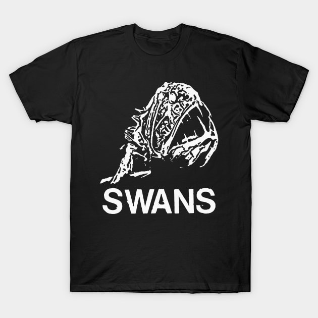 Swans Band Fanart T-Shirt by Wave Of Mutilation